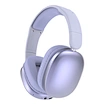 Auriculares inalámbricos sobre la oreja con micrófono, auriculares Bluetooth con sonido estéreo ligeros y plegables